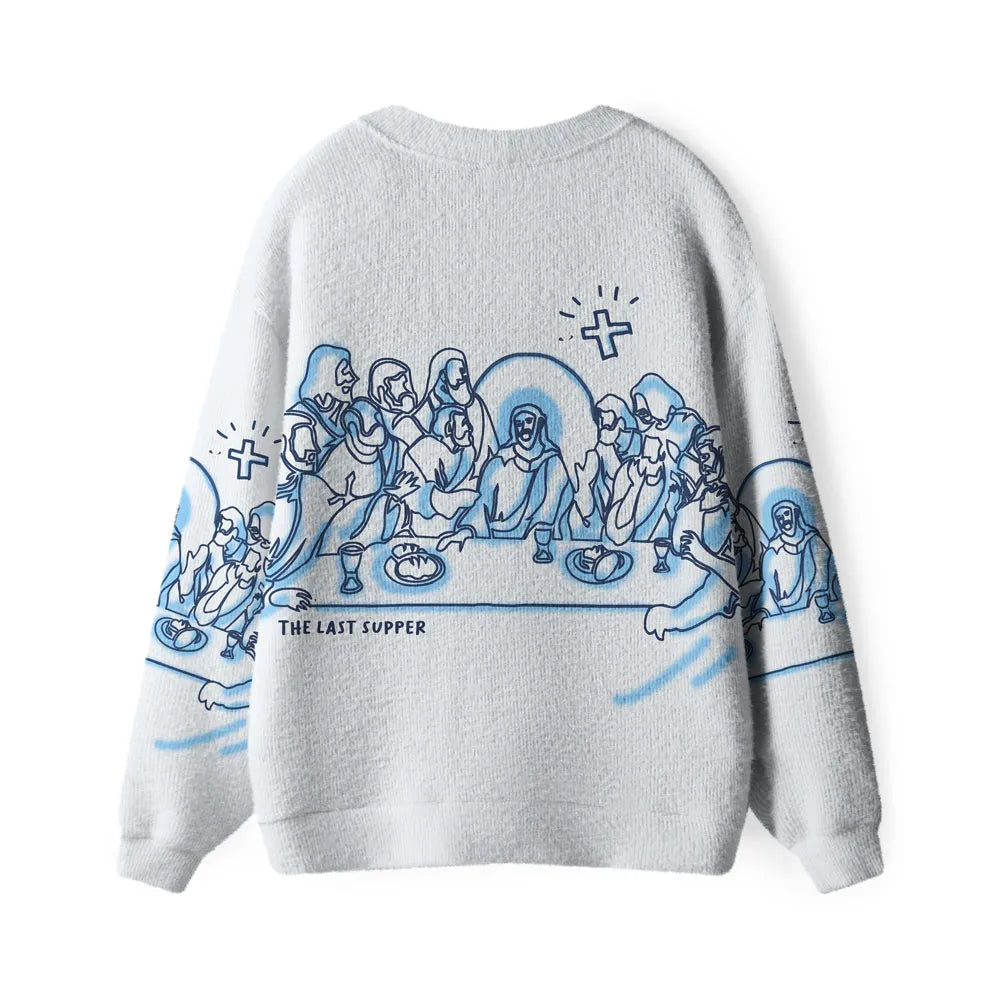 The Last Supper Christian Lightweight Cardigan
