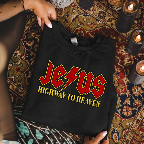 Jesus Highway To Heaven – Unisex Tshirt / Hoodie / Sweatshirt