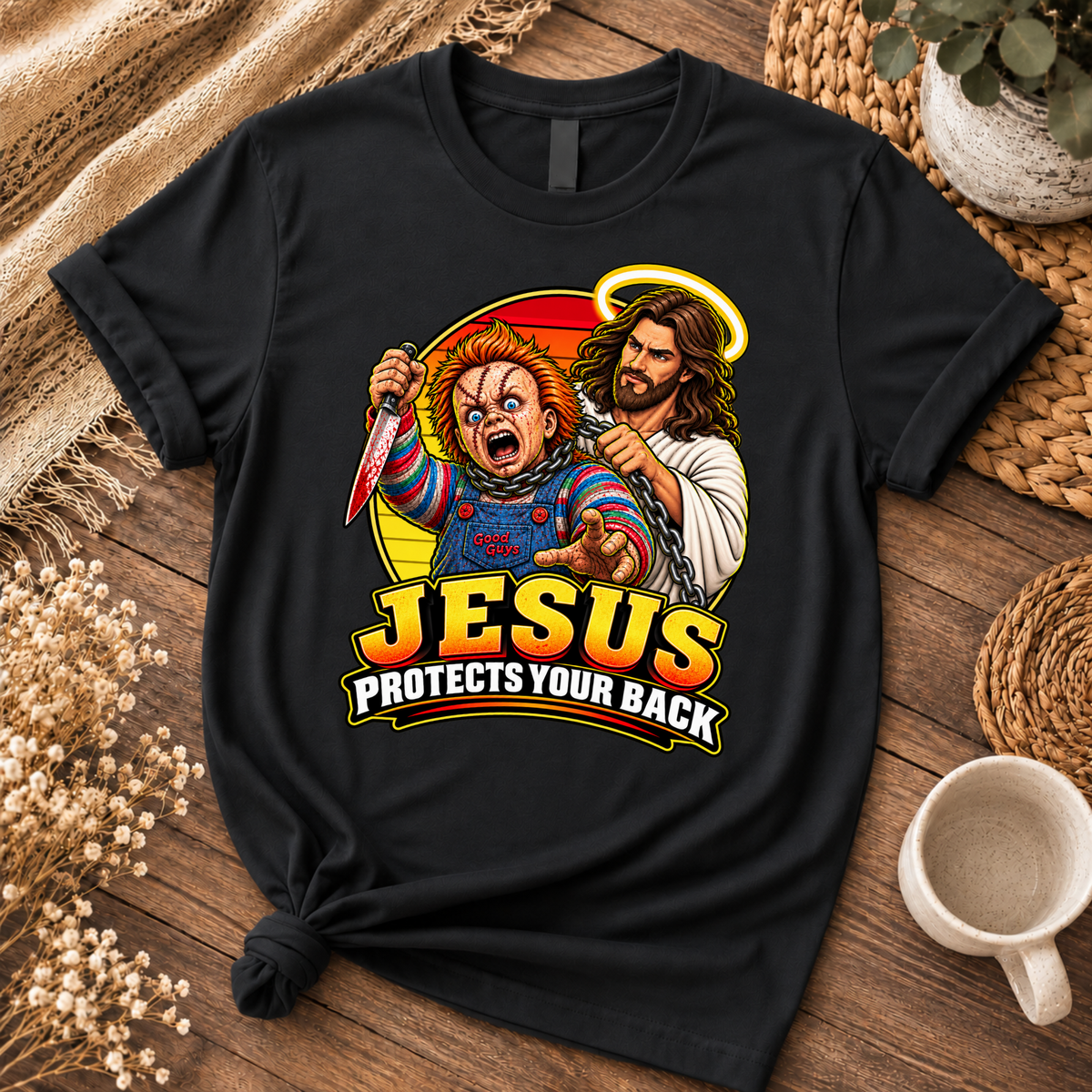 Jesus vs Horror 6 – Unisex Tshirt / Hoodie / Sweatshirt