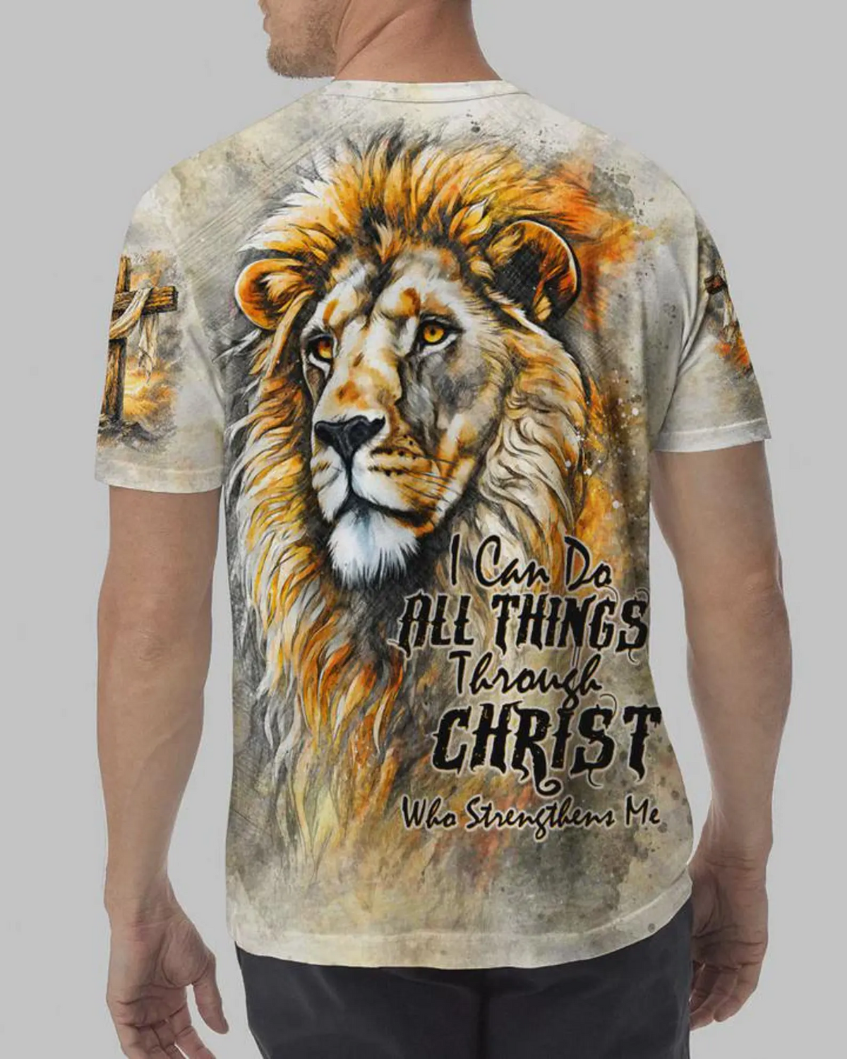 Jesus Christian I can do all thing All Over Printed T-shirt 1