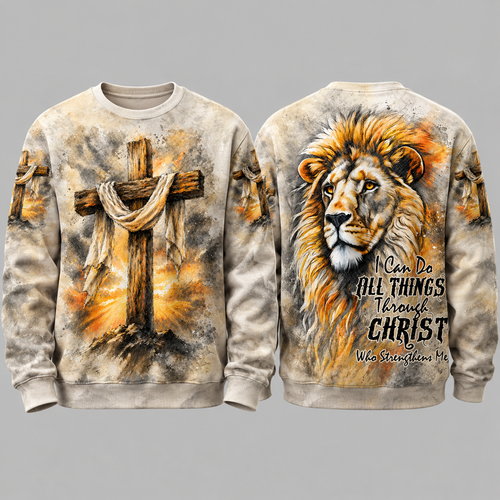 Jesus Christian I can do all thing All Over Printed T-shirt 1