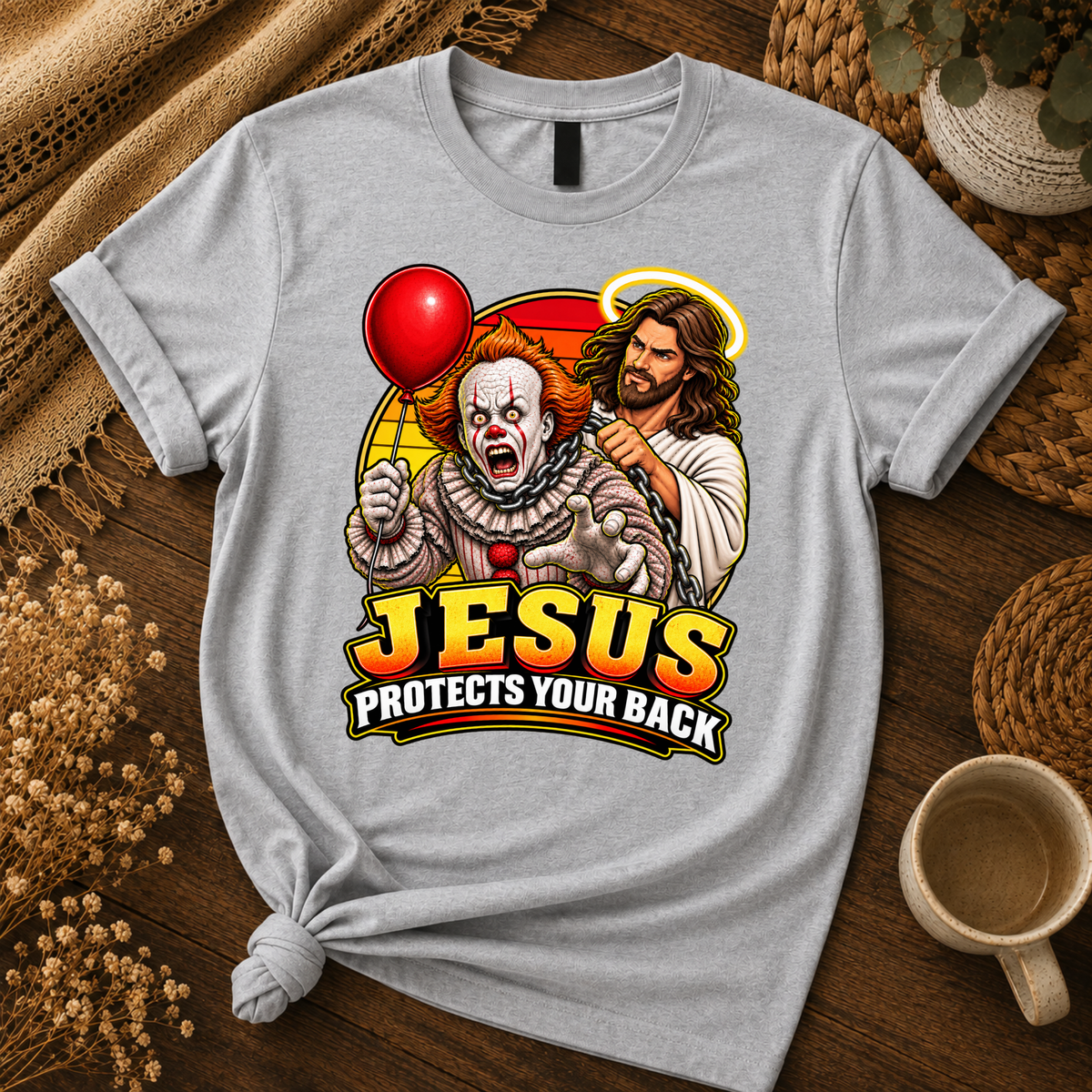 Jesus vs Horror 5 – Unisex Tshirt / Hoodie / Sweatshirt