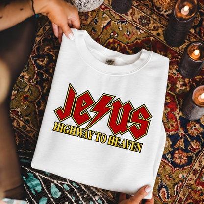 Jesus Highway To Heaven – Unisex Tshirt / Hoodie / Sweatshirt