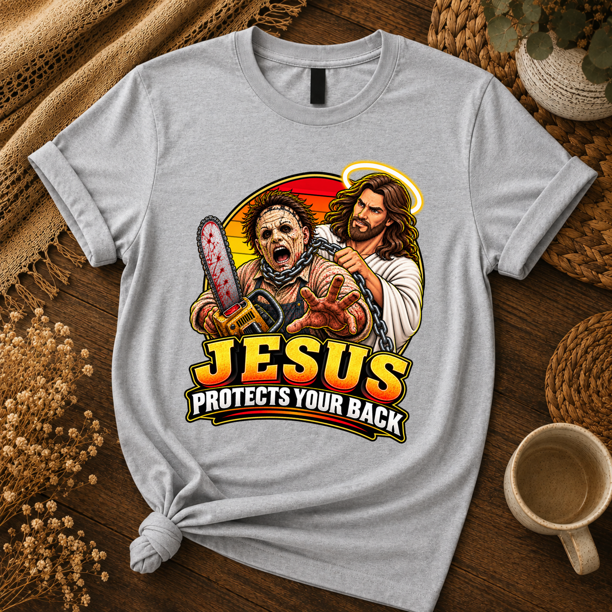 Jesus vs Horror 4 – Unisex Tshirt / Hoodie / Sweatshirt