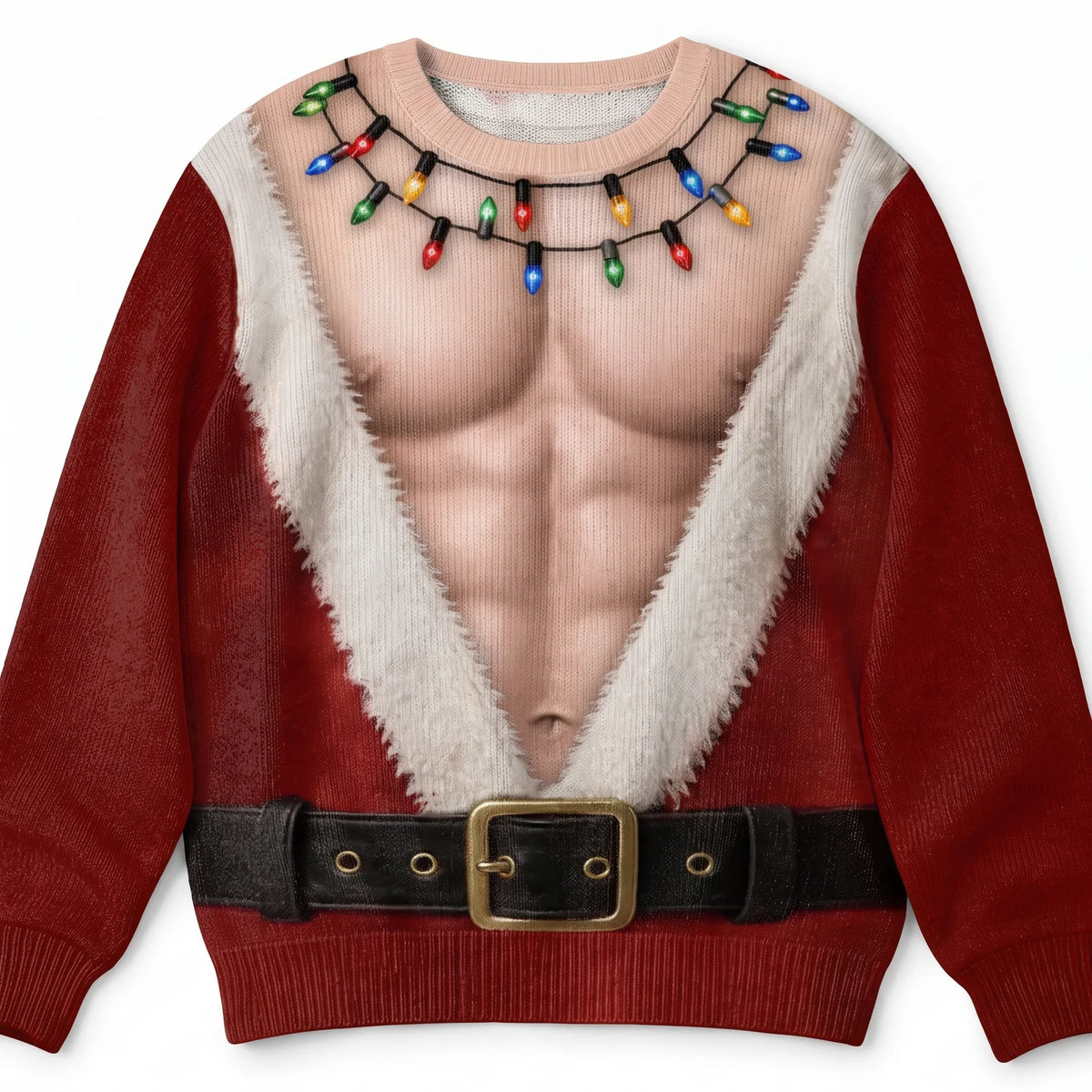 Custom Funny Santa Sweater- Personalized Birthday Gifts For Husband, Son, Grandson, Brother, Grandpa, Dad, Yourself