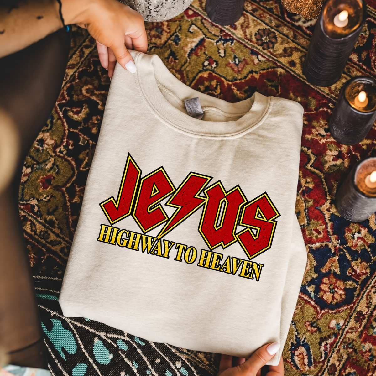 Jesus Highway To Heaven – Unisex Tshirt / Hoodie / Sweatshirt