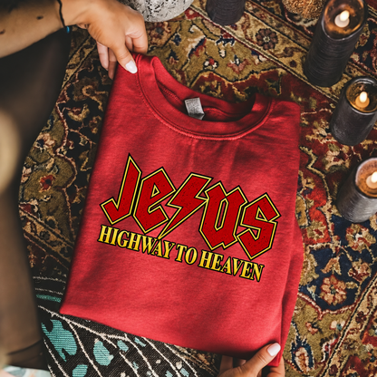 Jesus Highway To Heaven – Unisex Tshirt / Hoodie / Sweatshirt