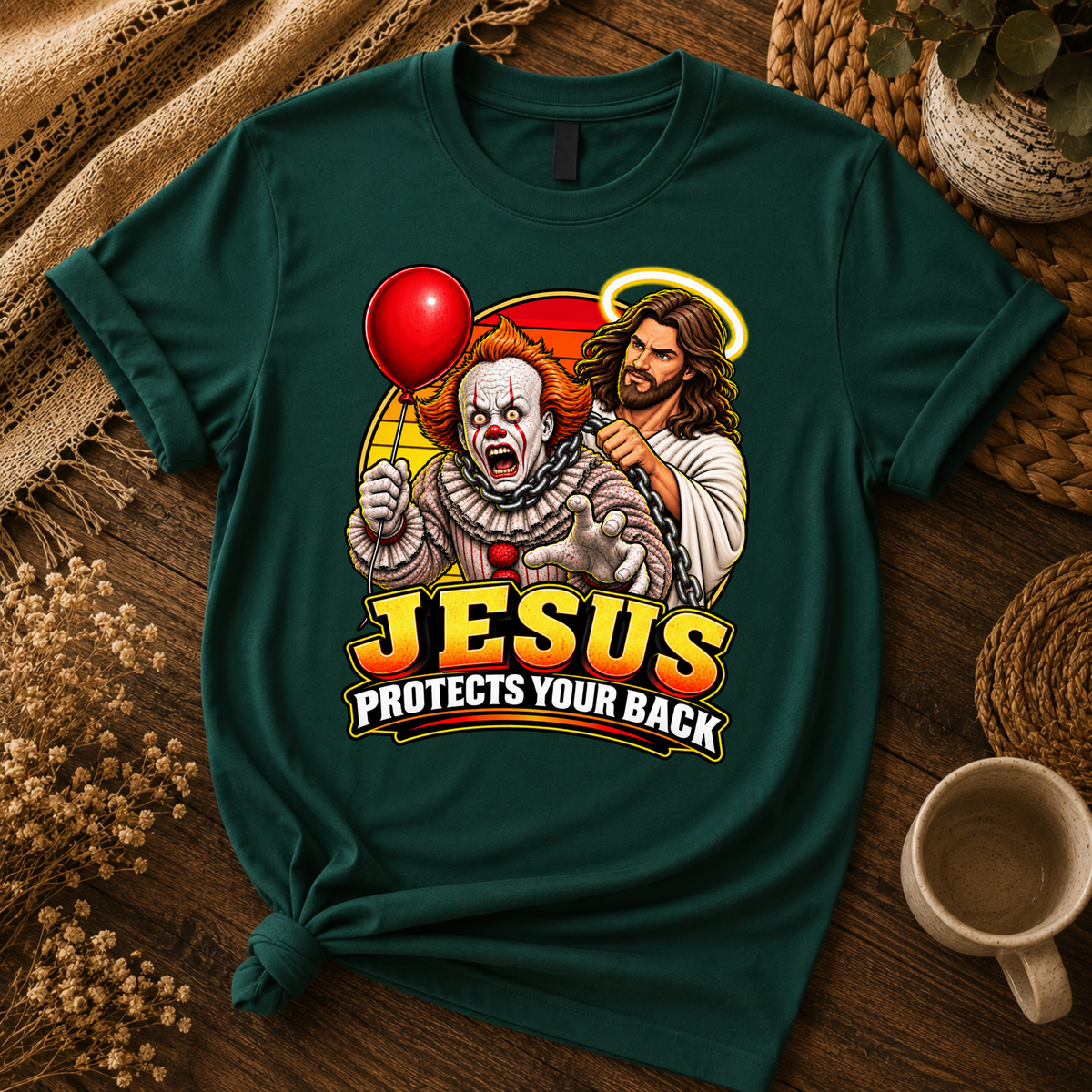 Jesus vs Horror 5 – Unisex Tshirt / Hoodie / Sweatshirt