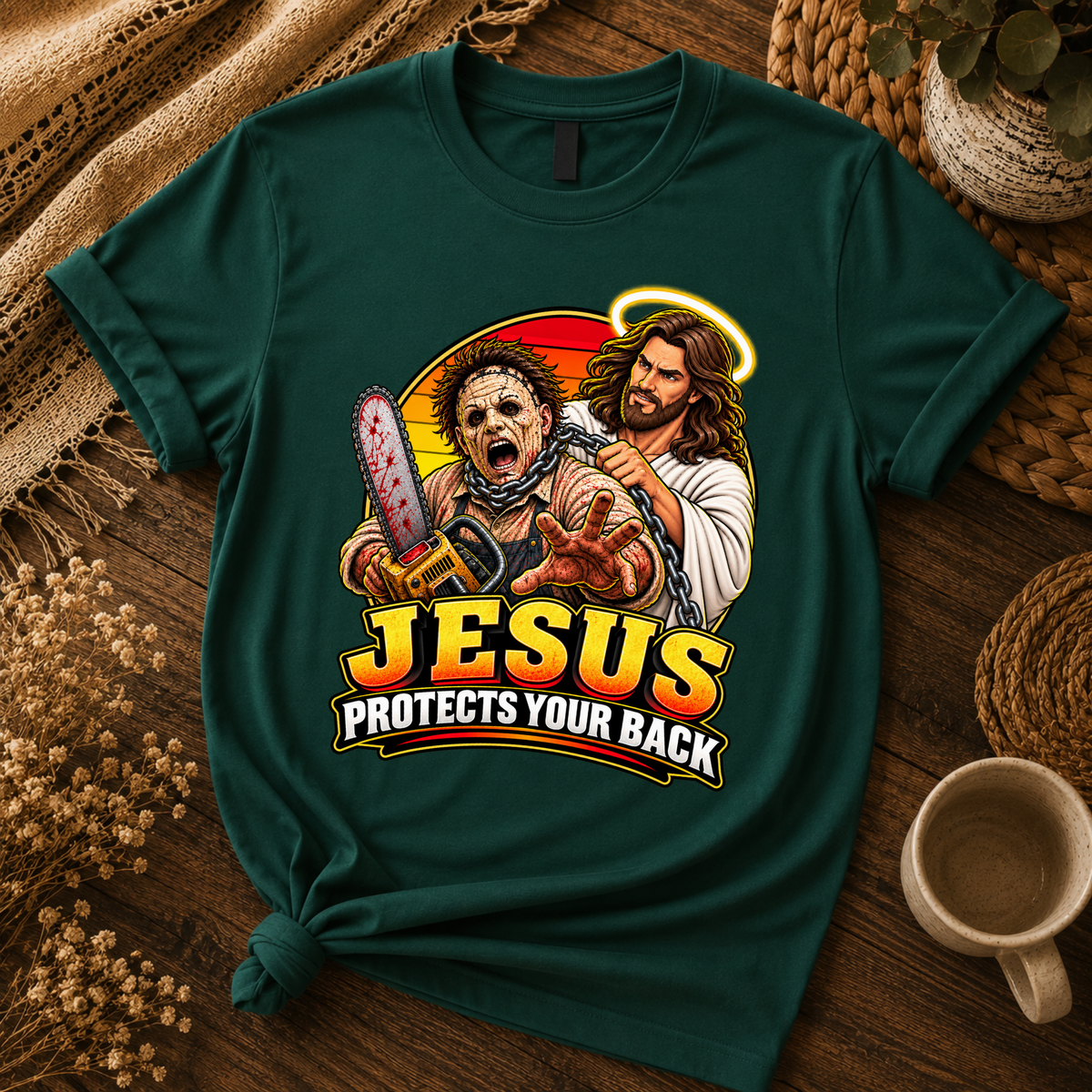 Jesus vs Horror 4 – Unisex Tshirt / Hoodie / Sweatshirt
