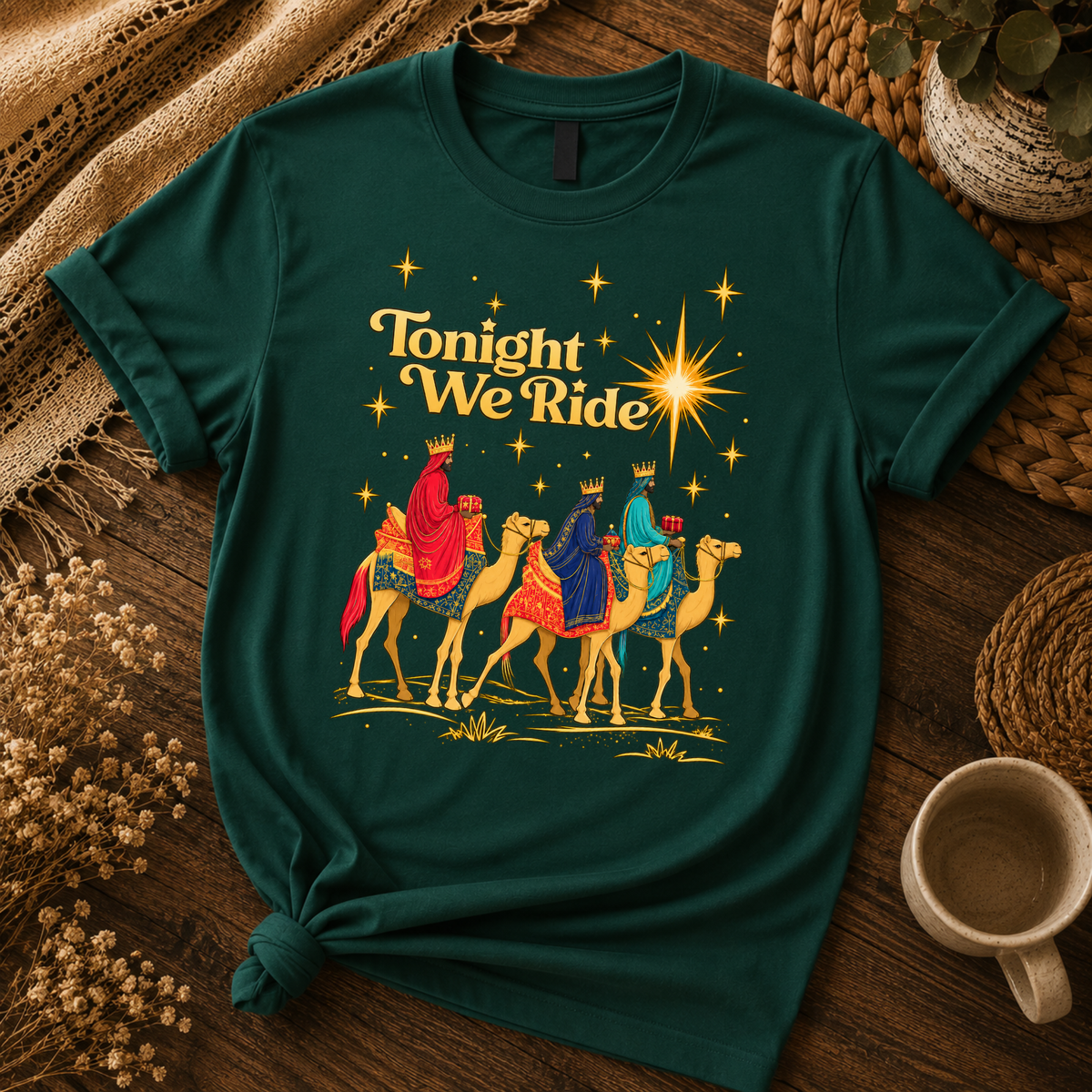 3 Wise Men Tonight We Ride Christmas Tshirt / Hoodie / Sweatshirt