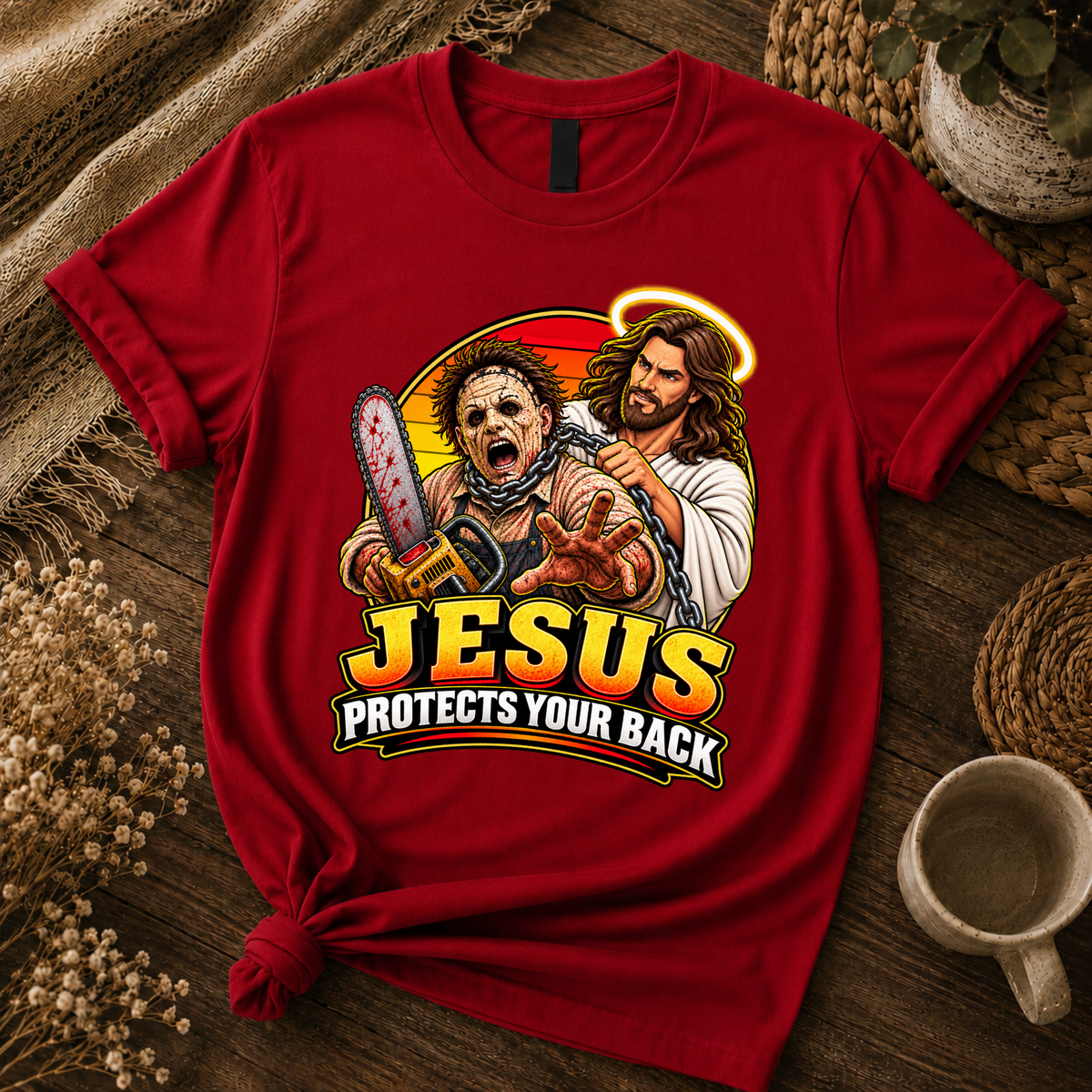 Jesus vs Horror 4 – Unisex Tshirt / Hoodie / Sweatshirt