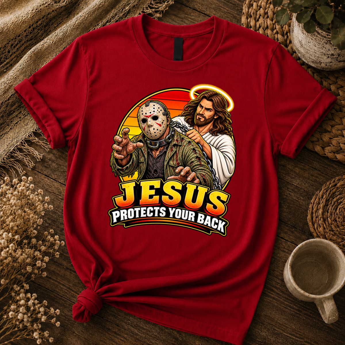 Jesus vs Horror 15 – Unisex Tshirt / Hoodie / Sweatshirt