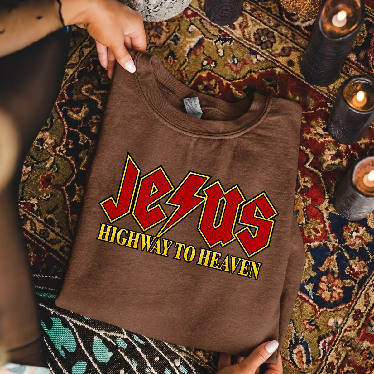 Jesus Highway To Heaven – Unisex Tshirt / Hoodie / Sweatshirt