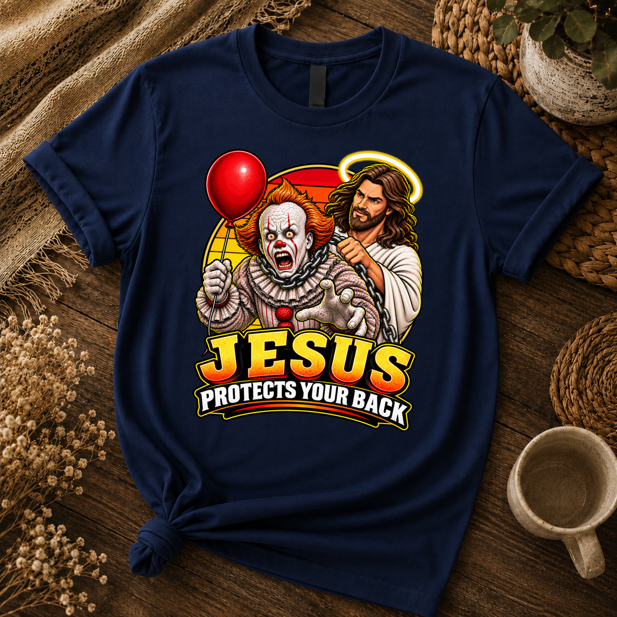 Jesus vs Horror 5 – Unisex Tshirt / Hoodie / Sweatshirt