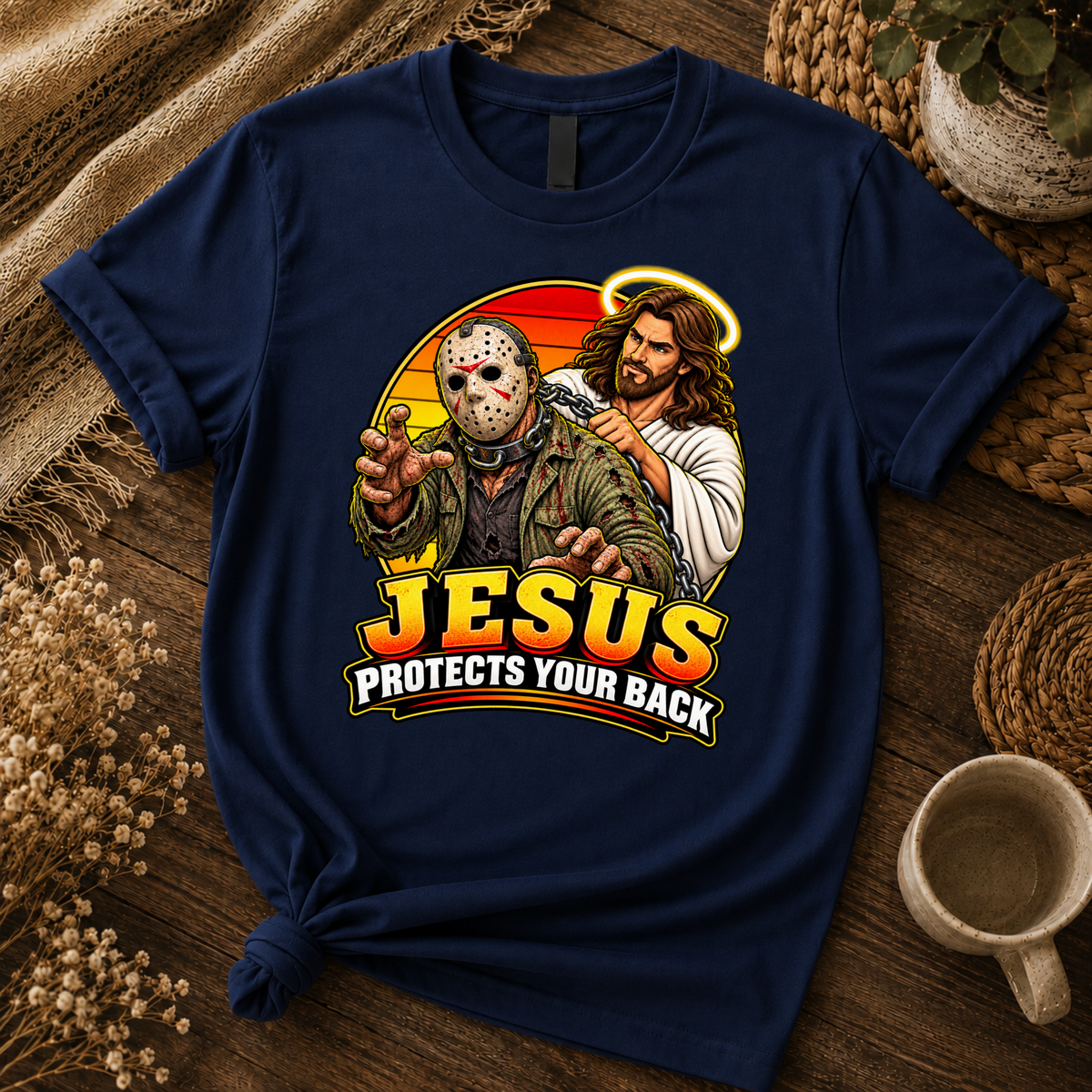 Jesus vs Horror 15 – Unisex Tshirt / Hoodie / Sweatshirt