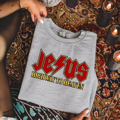 Jesus Highway To Heaven – Unisex Tshirt / Hoodie / Sweatshirt