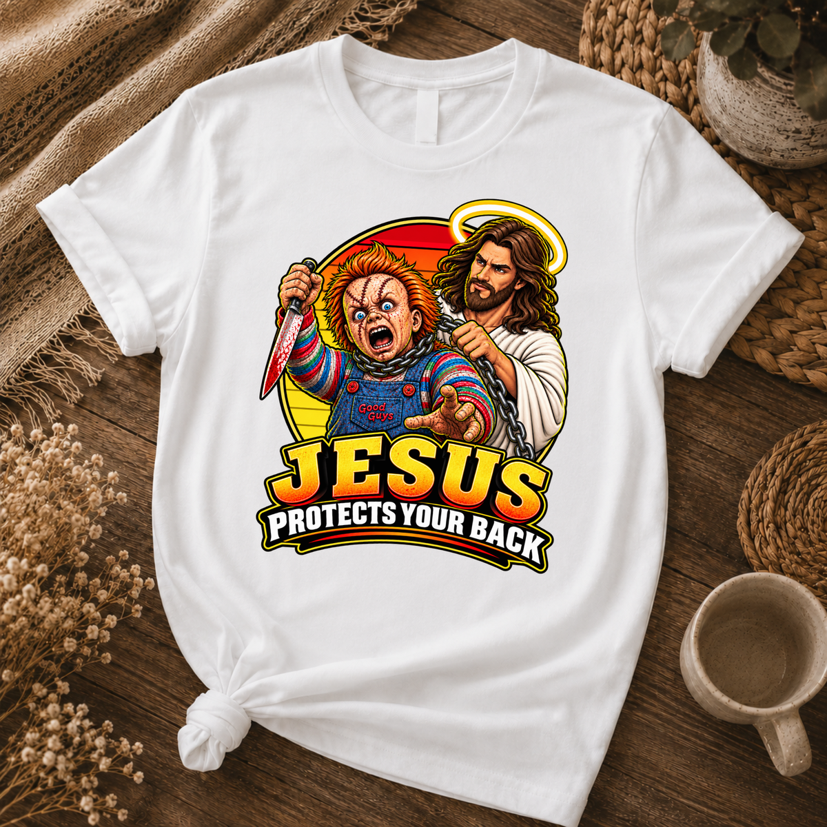 Jesus vs Horror 6 – Unisex Tshirt / Hoodie / Sweatshirt