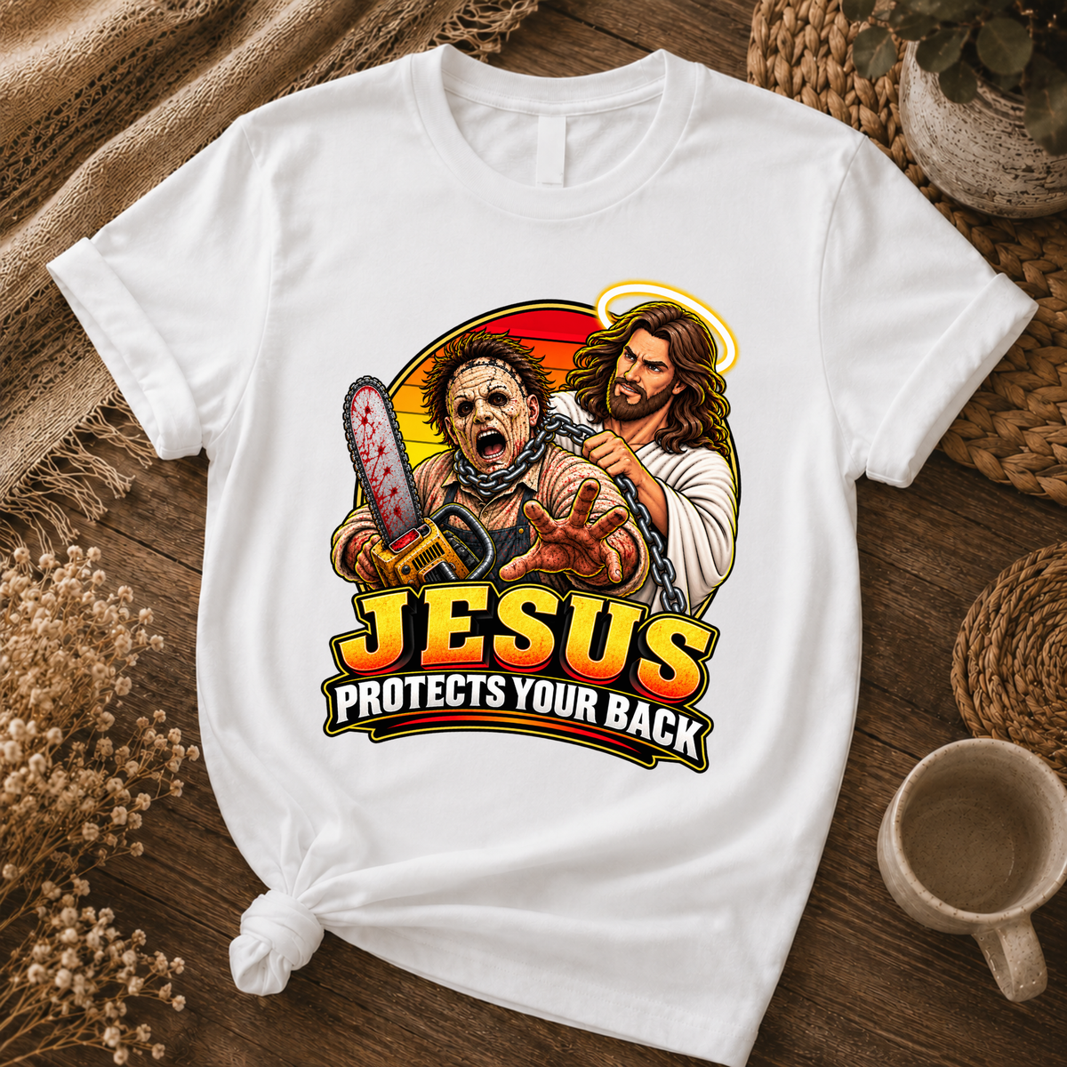 Jesus vs Horror 4 – Unisex Tshirt / Hoodie / Sweatshirt