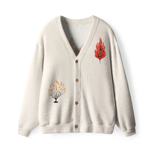 I Am Who I Am Furry Christian Lightweight Cardigan