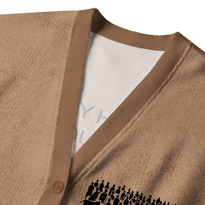 By His Wounds We Are Healed Christian Lightweight Cardigan