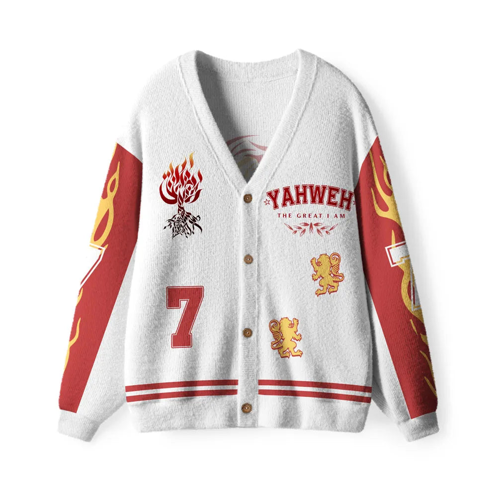 YAHWEH The Great I Am Christian Lightweight Cardigan