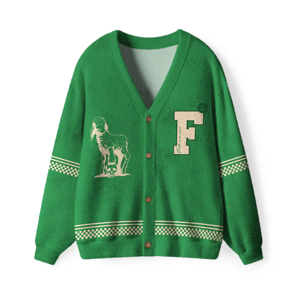 Faith Over Fear Christian Lightweight Cardigan
