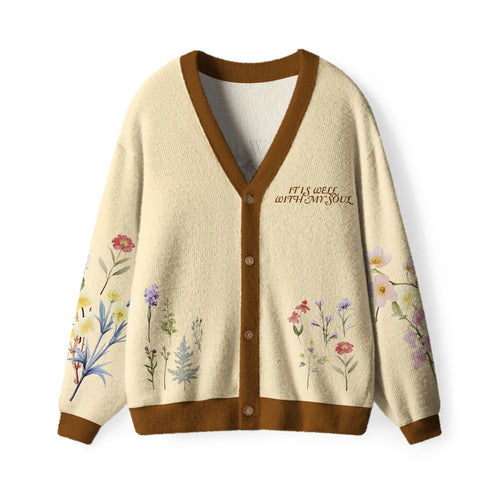 It's Well With My Soul Christian Lightweight Cardigan
