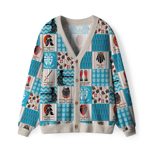 Armor Of God Christian Lightweight Cardigan