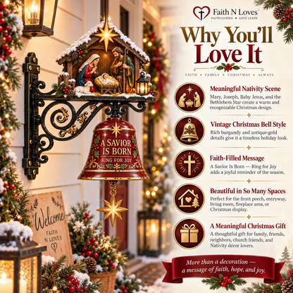 Jesus Nativity Christmas Door Bell