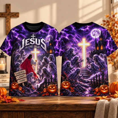 Jesus Halloween Faith Over Fear All Over Printed T-shirt