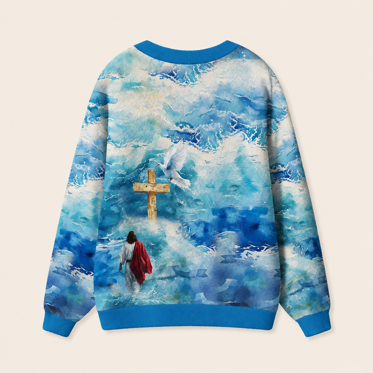 Jesus Lead Us Christian Lightweight Cardigan