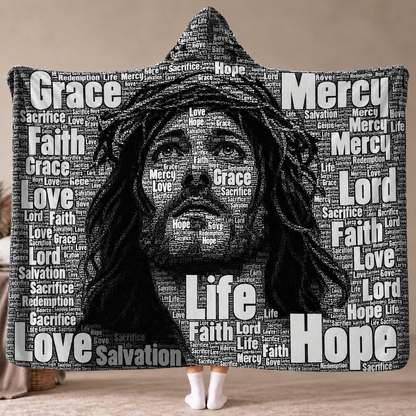 Jesus Christian Hoodie blanket 21