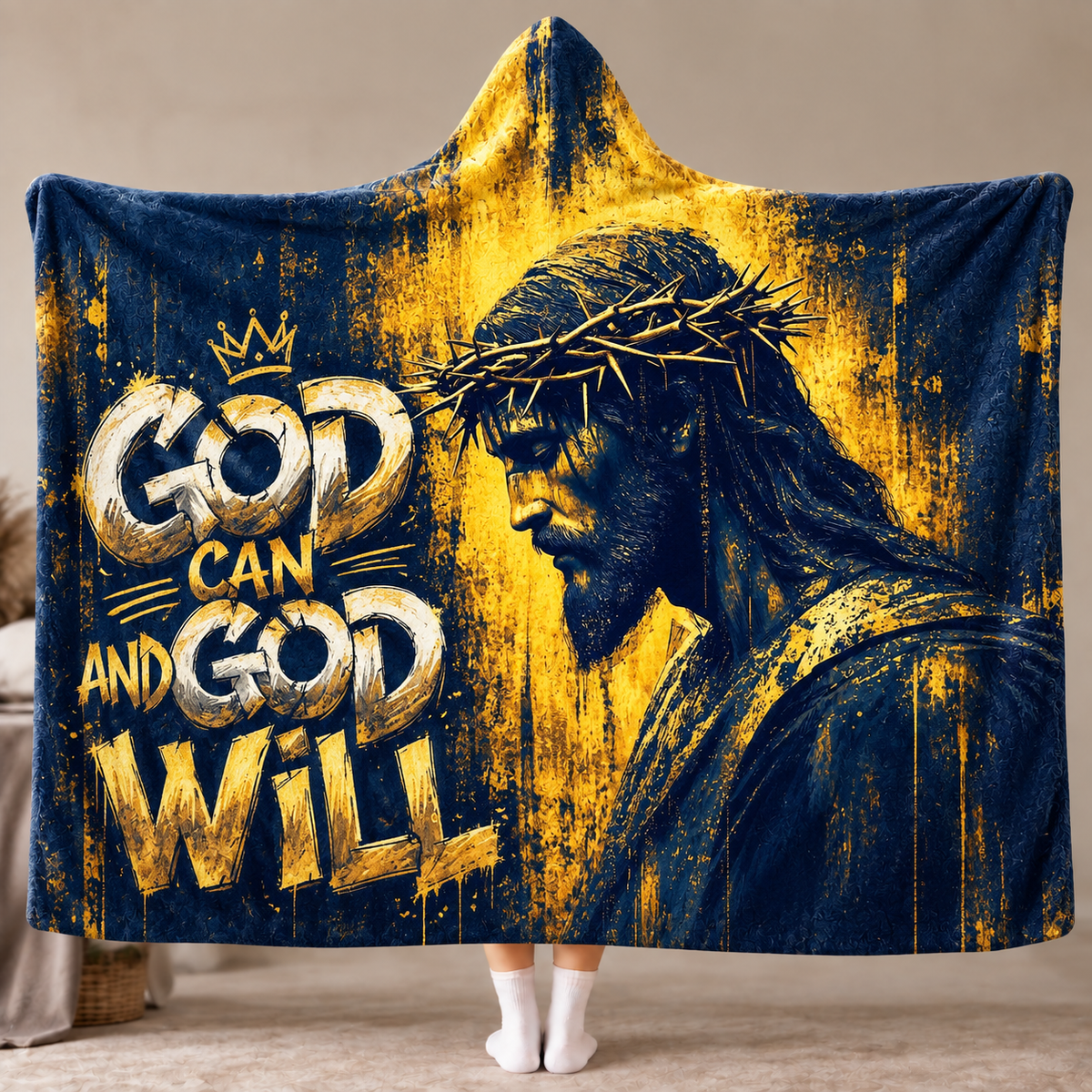 Jesus Christian Hoodie blanket 26