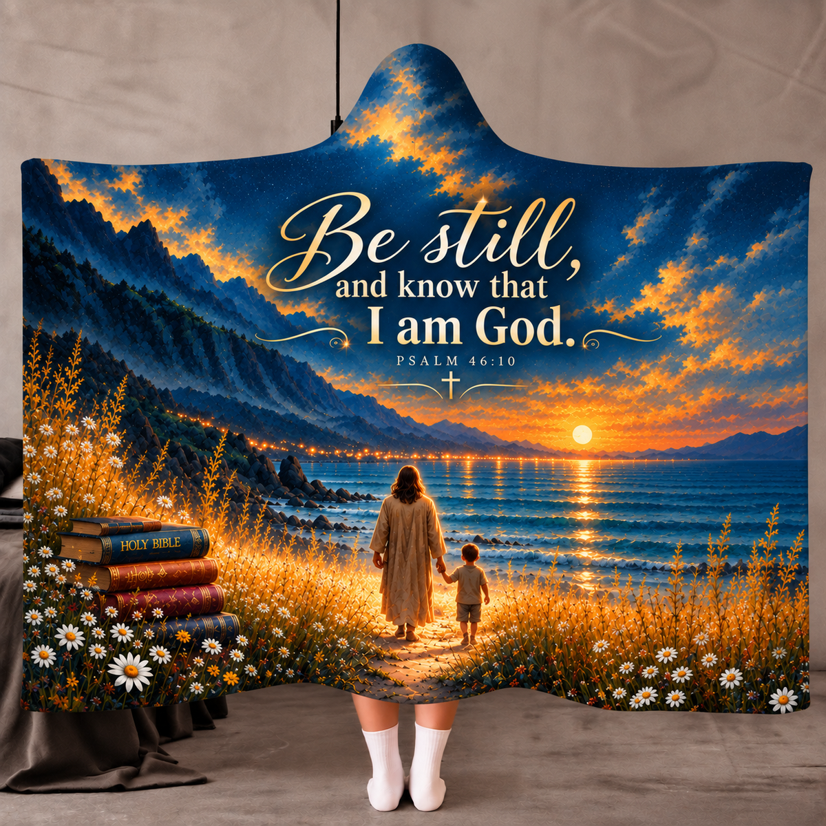 Jesus Christian Hoodie blanket 3