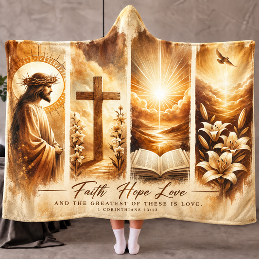 Jesus Christian Hoodie blanket 5