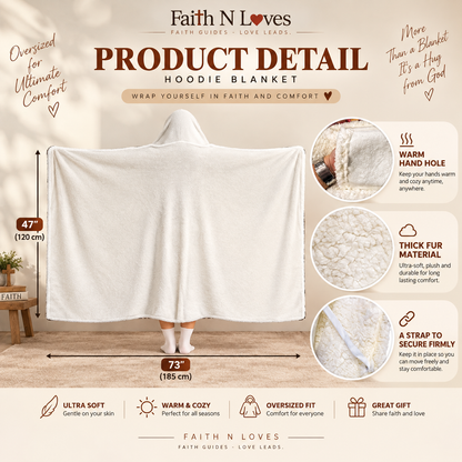 Jesus Christian Hoodie blanket 11