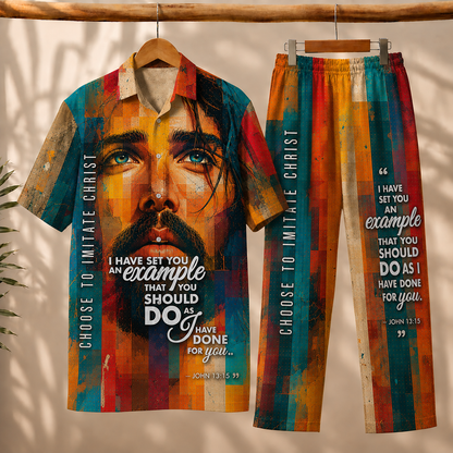 Choose Jesus Line Unisex Shirt N Pant Set