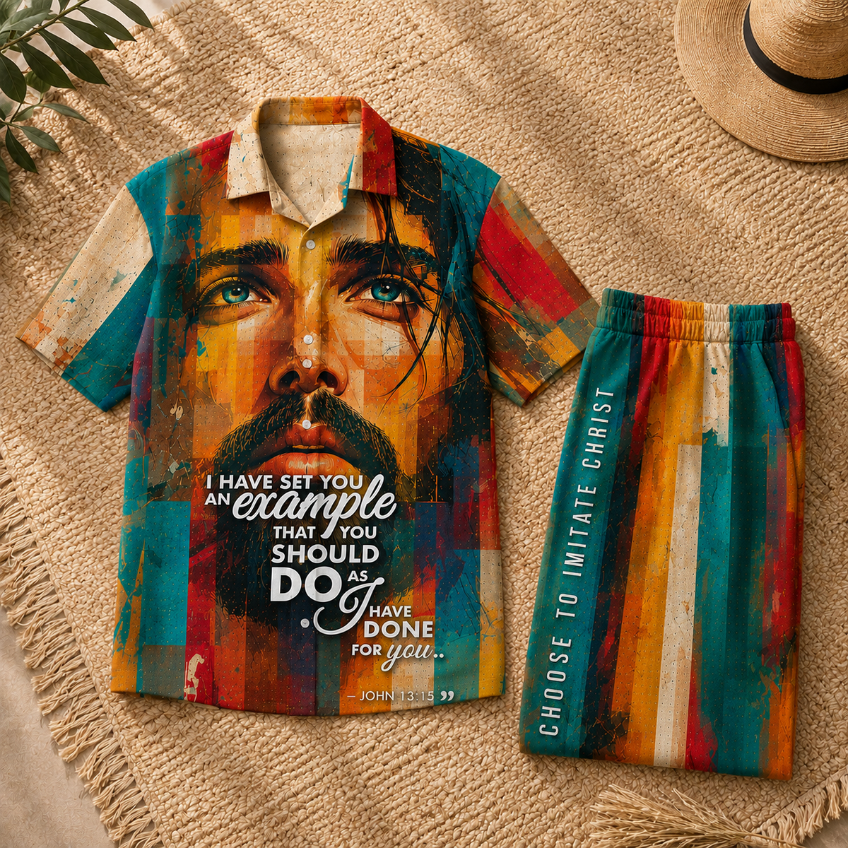 Choose Jesus Line Unisex Shirt N Pant Set