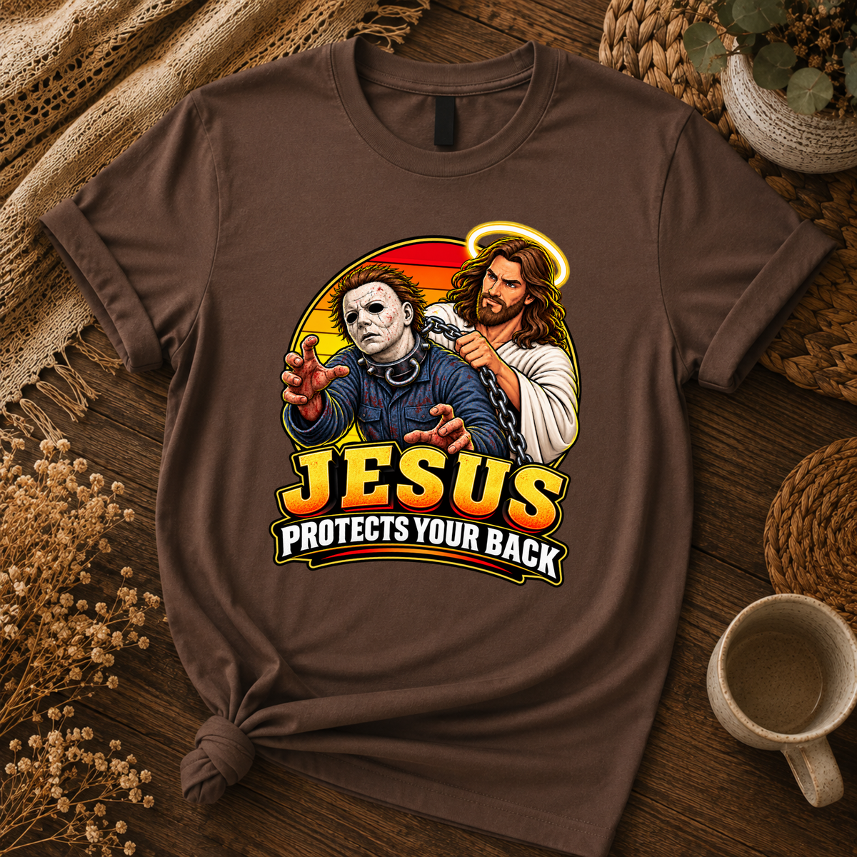 Jesus vs Horror 1 – Unisex Tshirt / Hoodie / Sweatshirt