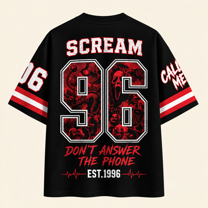Horror Halloween Unisex Mesh Jersey 4