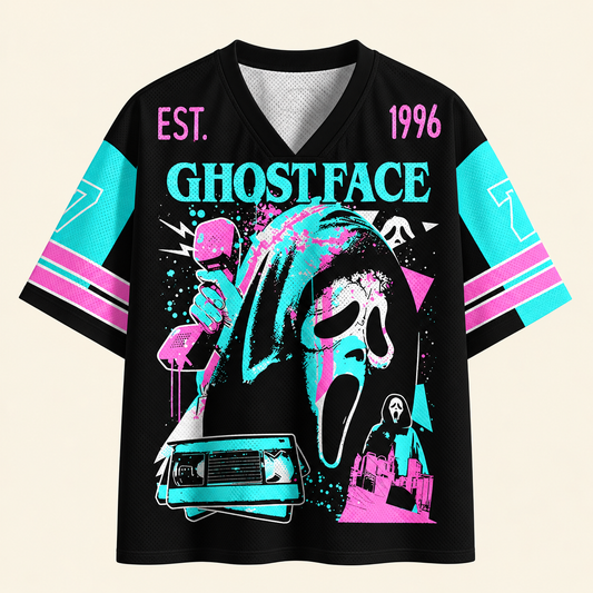 Horror Halloween Unisex Mesh Jersey 5