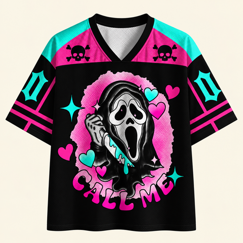 Horror Halloween Unisex Mesh Jersey 7