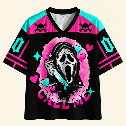 Horror Halloween Unisex Mesh Jersey 7