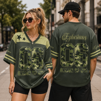 Armor Of God Christian Unisex Mesh Jersey
