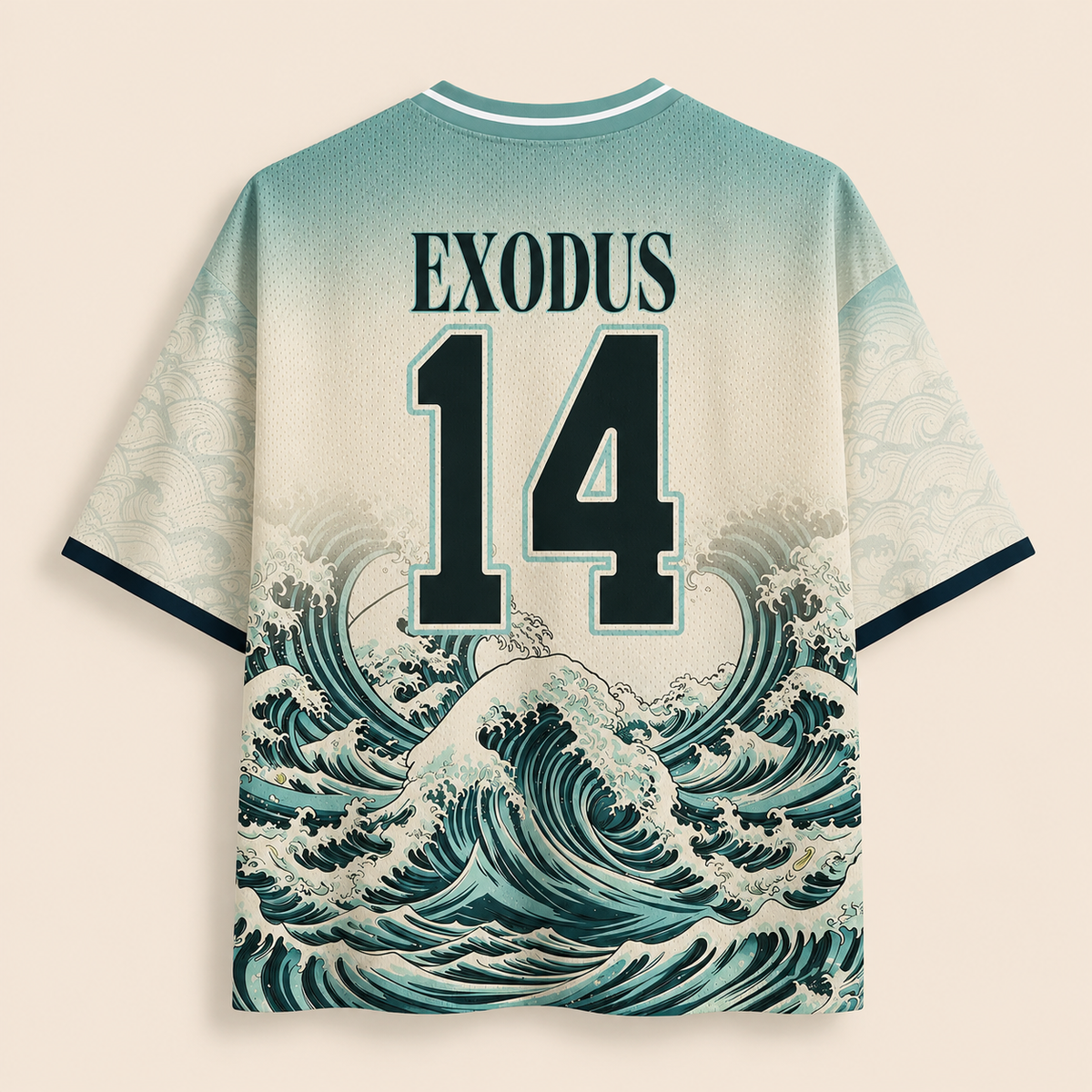 Moses Parting The Red Sea Christian Unisex Mesh Jersey