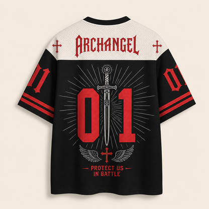 SAINT MICHAEL Christian Unisex Mesh Jersey
