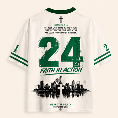 Church Style Christian Unisex Mesh Jersey