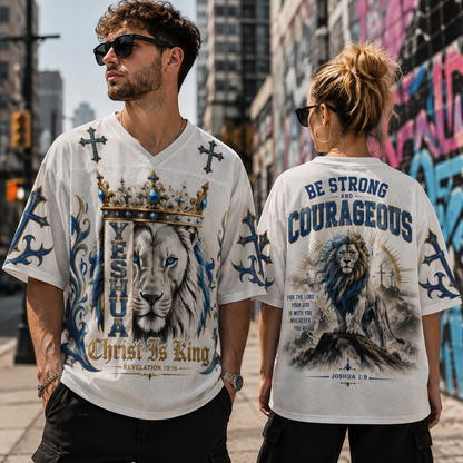 Christ Is King Christian Unisex Mesh Jersey