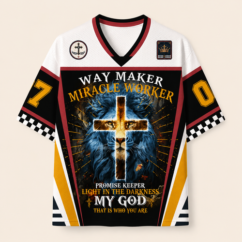 Way Maker Christian Unisex Mesh Jersey