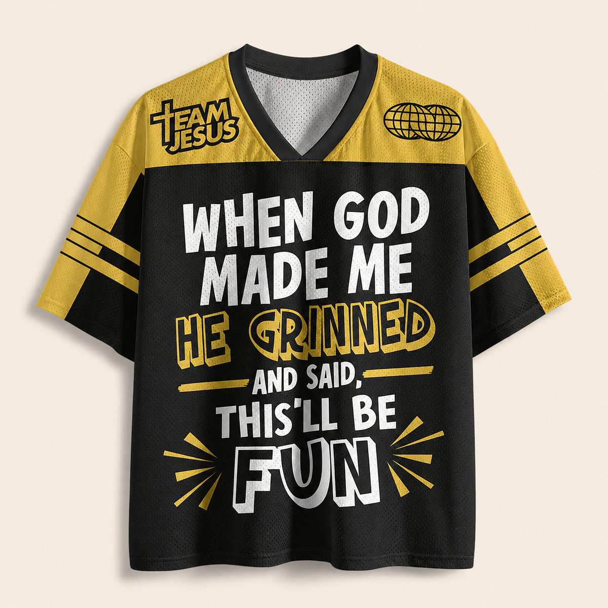 This'll Be Fun Christian Unisex Mesh Jersey